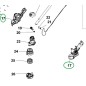 Carcasses moteur coupe bordures BLACK & DECKER STC5433 - STC5433PC