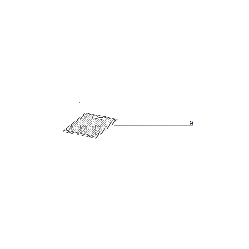 Filtre à graisse hotte GLEM GHP941