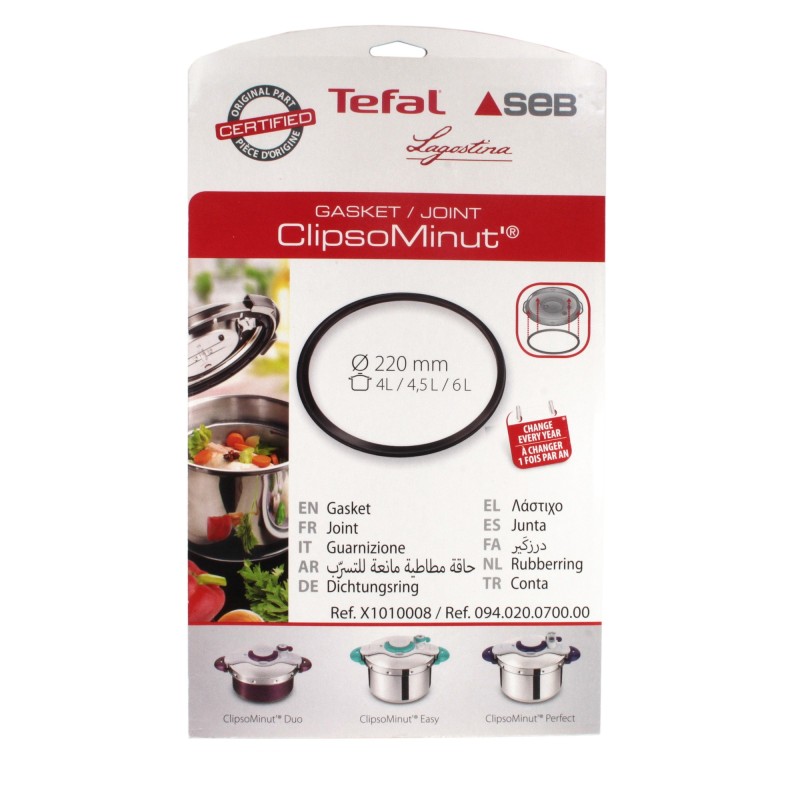 Joint autocuiseurs ClipsoMinut' 4L / 4.5L / 6L Joint autocuiseurs ClipsoMinut' 4L / 4.5L / 6L