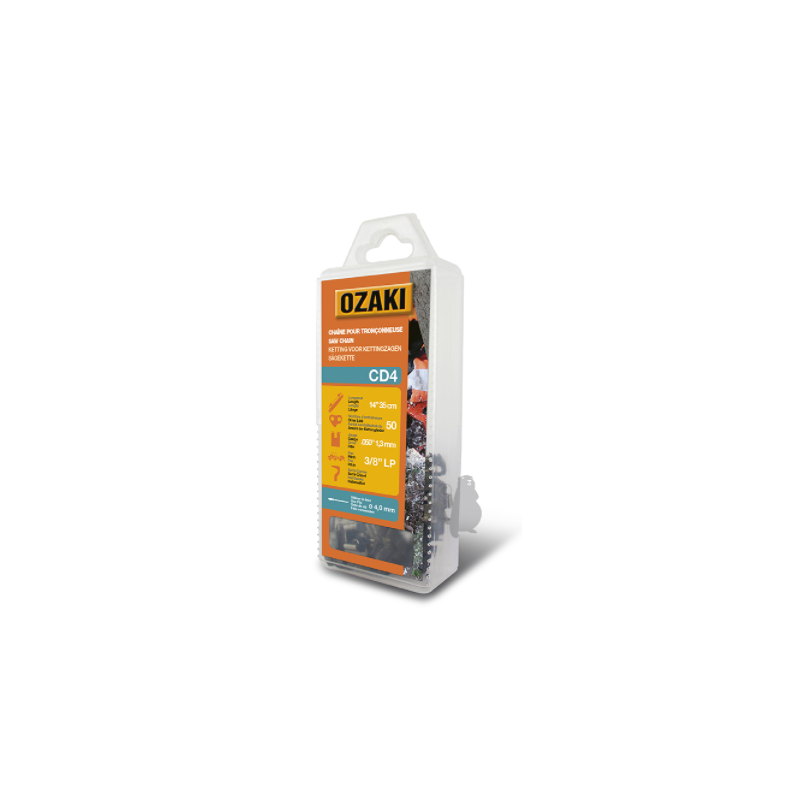 Chaine OZAKI .3/8"LP 1.3mm 35cm STIHL - MC CULLOCH Chaine OZAKI .3/8"LP 1.3mm 35cm STIHL - MC CULLOCH