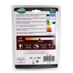 Lot de 4 ampoules LED GU10