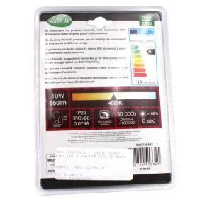 Lot de 3 ampoules LED - Culot B22