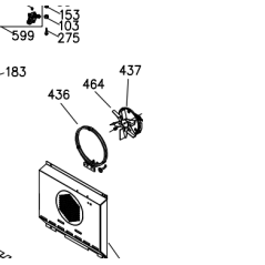 Moteur de chaleur tournante cuisinières GLEM GE960 - GX96 - XCC640