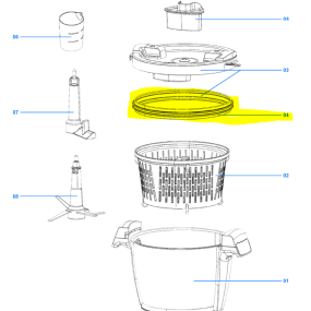 Joint de couvercle pour blender KENWOOD CCC200WH - CCC201WH