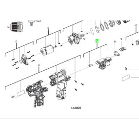 Interrupteur pour perceuses sans fil AEG BBS12C2
