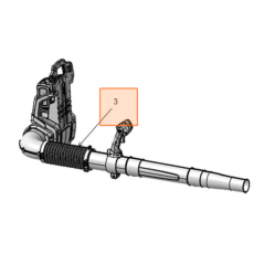Raccord tuyau 591377917 pour souffleur MC CULLOCH Li58GBP