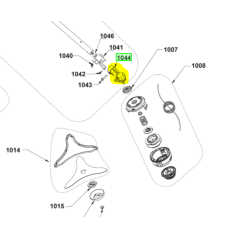 Renvoi d'angle débroussailleuses RYOBI RBC254SESO - RY36ELTX33A-140