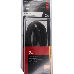 Cordon HDMI Mâle - HDMI Mâle de longeur 2 métres, connecteurs en or