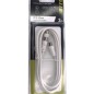 Cordon TV coaxial raccordement téléviseur de longeur 2 métres