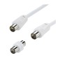 Cordon TV coaxial raccordement téléviseur de longeur 2 métres