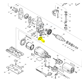 Guide lame 153334-1 scie sauteuse MAKITA 4341CT - 4351CT