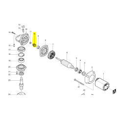 Pignon sortie moteur meuleuses MAKITA 9521NB - Pièces détachées