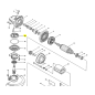 Grand pignon de renvoi meuleuses MAKITA 9562 / 9565 Grand pignon de renvoi meuleuses MAKITA 9562 / 9565