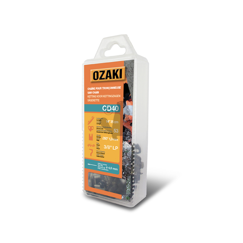 Chaine OZAKI .3/8"LP 1.3mm 35cm HUSQVARNA - STERWINS Chaine OZAKI .3/8"LP 1.3mm 35cm HUSQVARNA - STERWINS