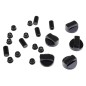 Manettes universelles coloris noir , cuisiniere, four, plaque Manettes universelles coloris noir , cuisiniere, four, plaque