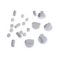 Manettes X5 universelle BLANCHES pour cuisinière, four, plaque