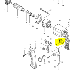 Interrupteur pour perforateur MAKITA HR2400 - SAVPEM pièces détachées