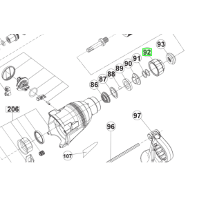 Douille de serrage perforateur RYOBI RSDS800K - SAPEM pièces détachées