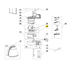 Résistance pour LA CAFETIERE MAGIMIX 11480