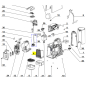 Bac à capsule 506495 pour cafetière nespresso MAGIMIX M115 ESSENZA Bac à capsule 506495 pour cafetière nespresso MAGIMIX M115 ESSENZA