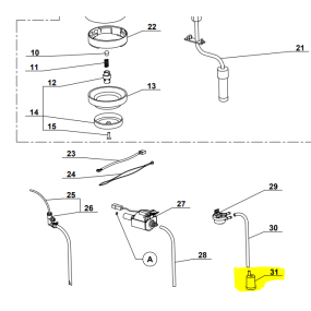 Filtre d'aspiration pour expresso MAGIMIX