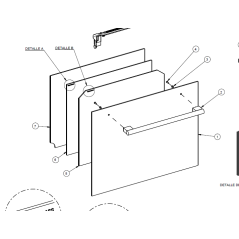 Vitre intérieure pour four AIRLUX GLEM AFP211WH GFLP103IX