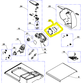 Platine éléctronique pour trancheuse MAGIMIX T190 -11651