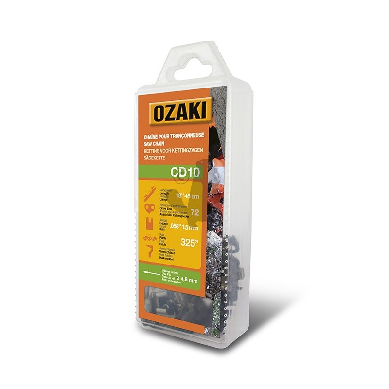 Chaine OZAKI 325" 1.5mm 45cm HUSQVARNA - DOLMAR Chaine OZAKI 325" 1.5mm 45cm HUSQVARNA - DOLMAR