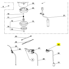 Debimetre pour expresso MAGIMIX 11402 / 11423