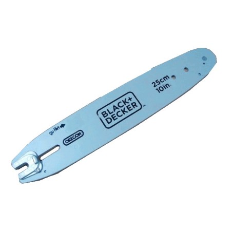 Guide de chaine 25 cm 90587312SV tronconneuses BLACK & DECKER CS1825ST1, GKC1825L20