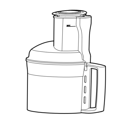 Cuve anthracite robot MAGIMIX Cuisine Systeme 4200XL