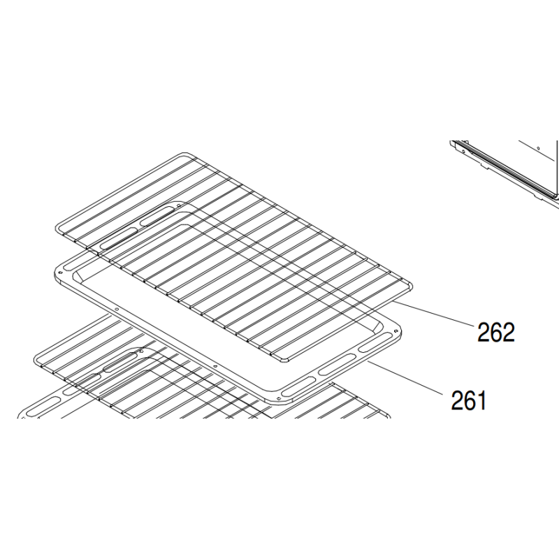 Lèchefrite cuisinière GLEM GX960CVIX