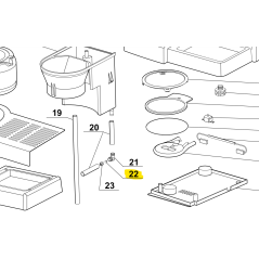 Bille de valve 503052 anti retour pour cafetière expresso MAGIMIX