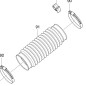 Raccord souple 454934-3 pour souffleur à dos DOLMAR PB7660-4 Raccord souple 454934-3 pour souffleur à dos DOLMAR PB7660-4