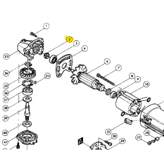 Pignon de renvoi meuleuses MAKITA 9505BH - SAVPEM pièces détachées