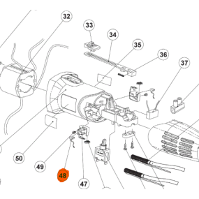 Charbon moteur pour meuleuse RYOBI EAG600RS