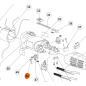 Charbon moteur pour meuleuse RYOBI EAG600RS Charbon moteur pour meuleuse RYOBI EAG600RS