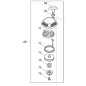 Lanceur 125753-1 pour taille-haies DOLMAR modèle HT-2350D Lanceur 125753-1 pour taille-haies DOLMAR modèle HT-2350D