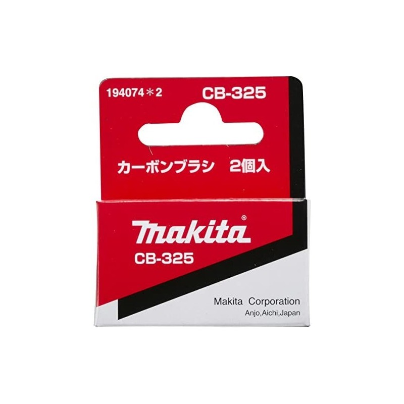 Charbons CB-325 meuleuse / perforateur MAKITA 9557NB - 9558HN Charbons CB-325 meuleuse / perforateur MAKITA 9557NB - 9558HN