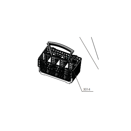Panier couverts lave-vaisselles GDF320SI - GDF324 - GDI724 - GDS625IX