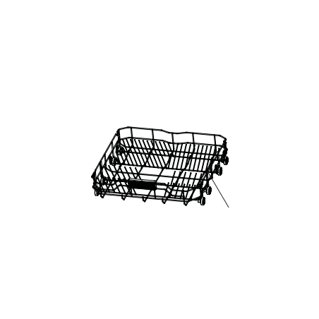 Panier inférieur pour lave-vaisselle de marque GLEM GDF324 - GDS625