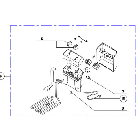 Résistance et tableau de commande friteuses MAGIMIX PRO350F