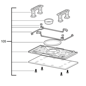 Plateau de ponceuse AEG Powertools FS250  / 4931473235