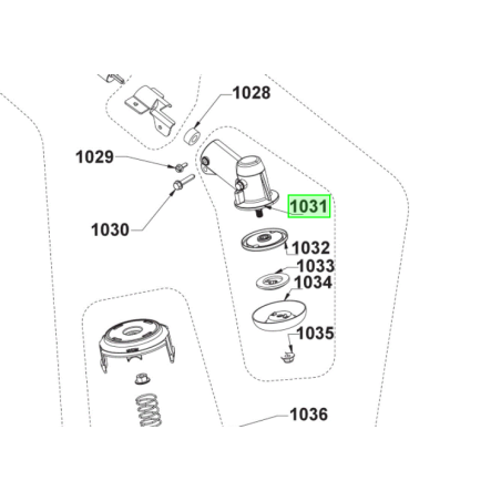 Renvoi d'angle débroussailleuses RYOBI RBC31SESO / RBC31SBO