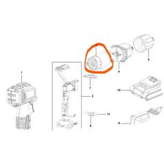 Moteur visseuses sans fil BLACK & DECKER ASD14 - ASD18