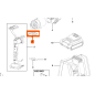 Levier inverseur pour perceuses / visseuses BLACK + DEKCER ASD14 Levier inverseur pour perceuses / visseuses BLACK + DEKCER ASD14