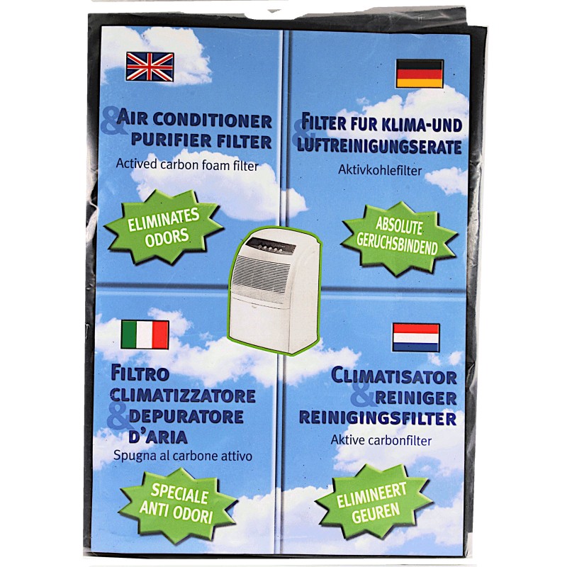 Filtre à charbon actif pour tous climatiseurs, Universel toutes marques Filtre à charbon actif pour tous climatiseurs, Universel toutes marques