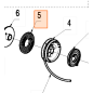 Ressort 578465101 lanceur débroussailleuse McCulloch B26PS Ressort 578465101 lanceur débroussailleuse McCulloch B26PS