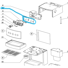 Platine éléctronique pour EXPRESSO AUTOMATIQUE MAGIMIX