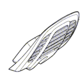 Carter de protection taille-haie BOSCH AdvancedHedgecut 65 / UniversalHedgeCut 60